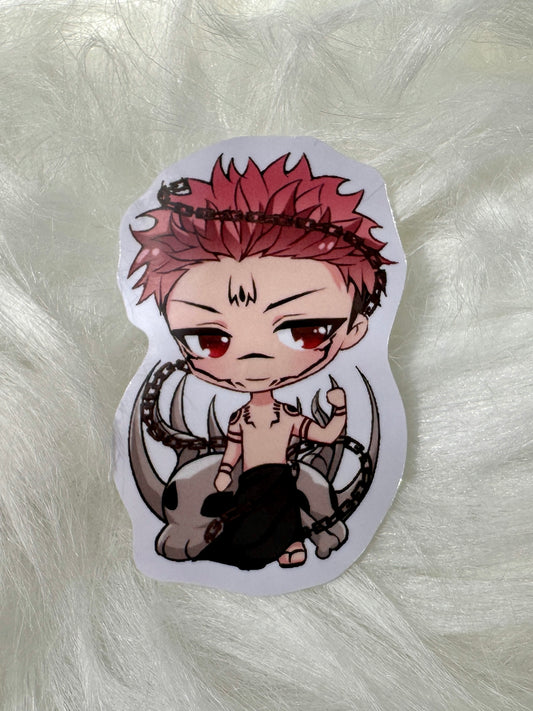 Ryomen Sukuna Vinyl Sticker - Jujutsu Kaisen